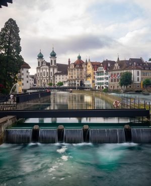 waterfall, cityscape, switzerland, nature, lucerne, city, swiss, photography, summer, river, tourism, water, travel